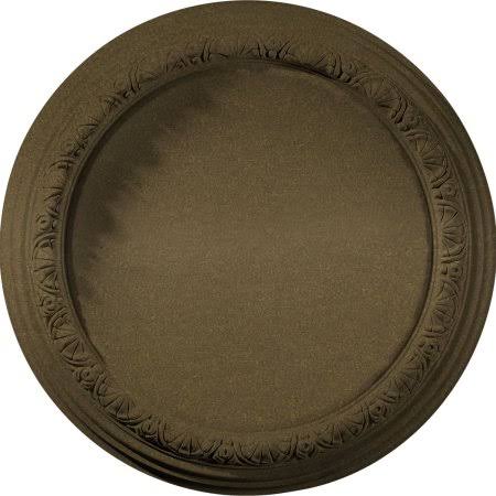 19 1/2x22OD x 1 3/4x22P Green Gold Ceiling Medallion V877