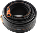 Hybrid Garden Hose 5/8" x 100ft, Heavy Duty, Flexible, Lightweight Water Hose with Grip Handle, Male to Female Fittings Pack of 2 M603