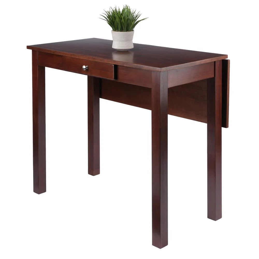Walnut Drop Leaf High Table W705