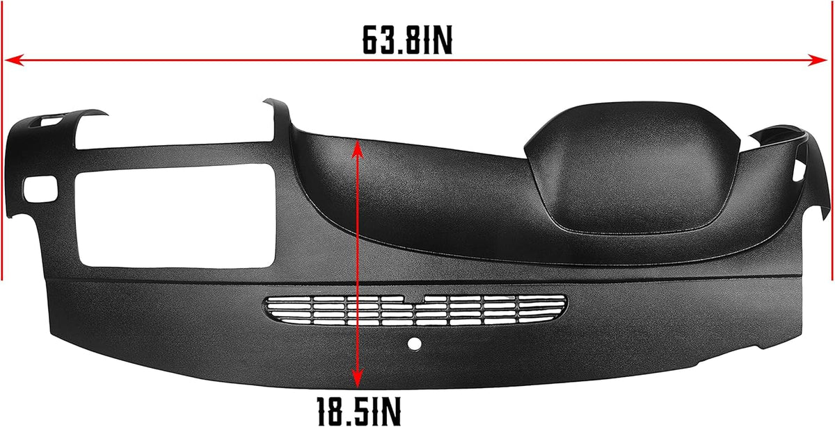 Black Molded Dash Board Cover Cap H566