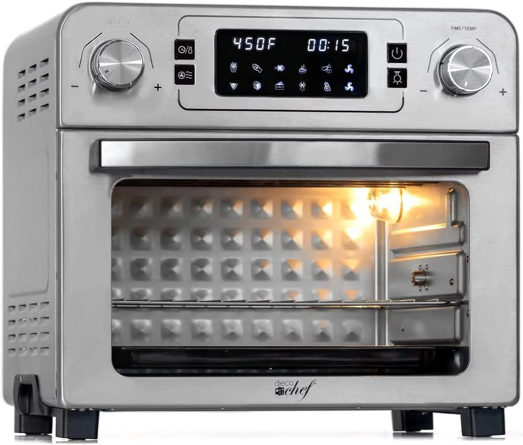 24QT Stainless Steel Countertop Toaster Air Fryer Oven J698540