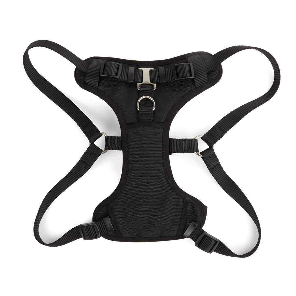 Black Step in Dog Harness S543