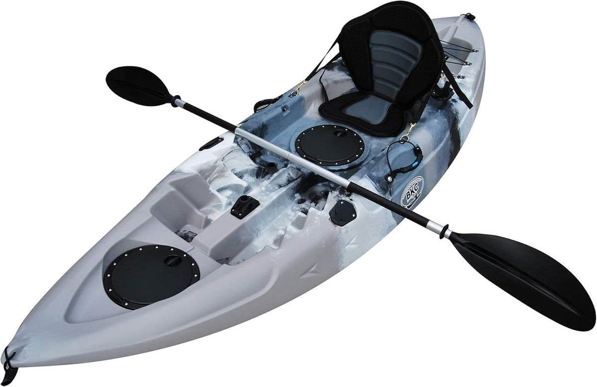 9' Single Sit On Top Fishing Kayak with Seat and Paddle G7781