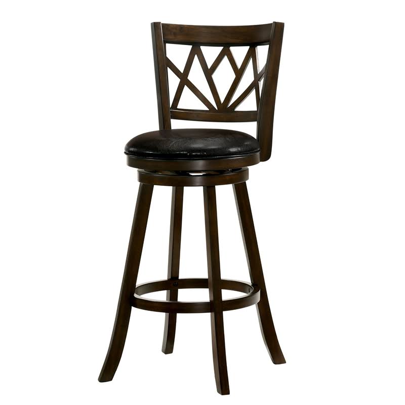 Brown Cherry Swivel Bar Stool N199447