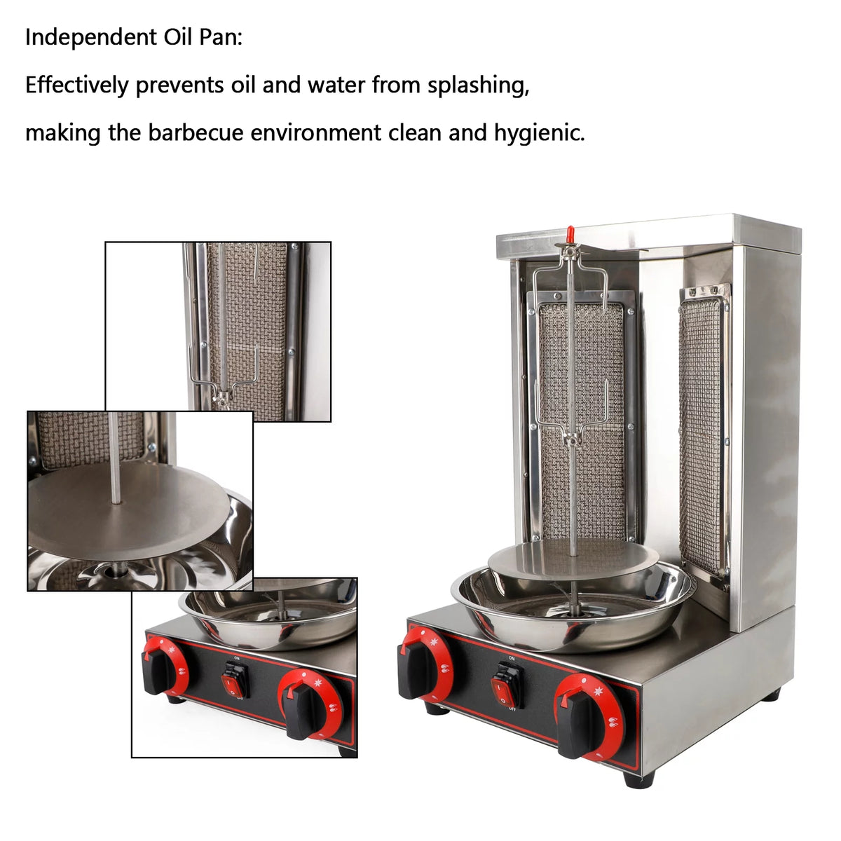 110V Vertical Doner Kebab Grill Machine Q58952