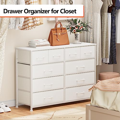 Black 10 Drawer Dresser Z342