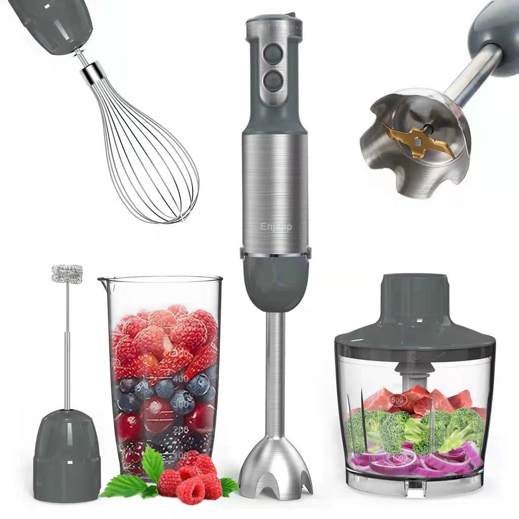 5-in-1 Hand Blender with Adjustable Speeds I800