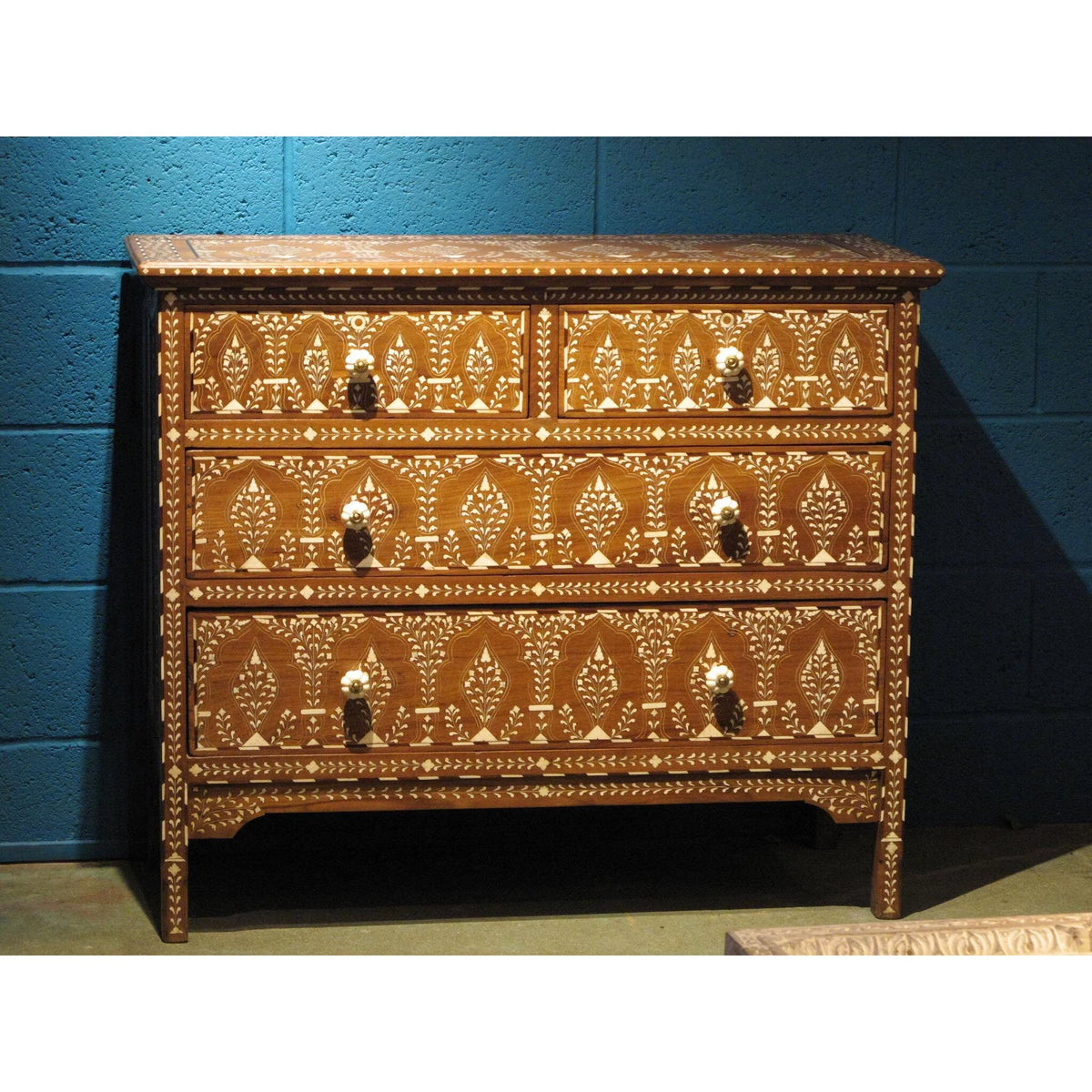 Bone Inlaid Chest of Drawers X642