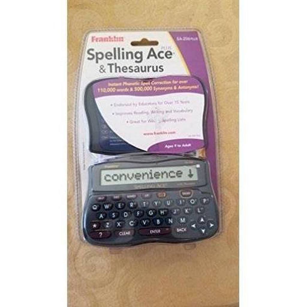 Spelling Ace & Thesaurus J889