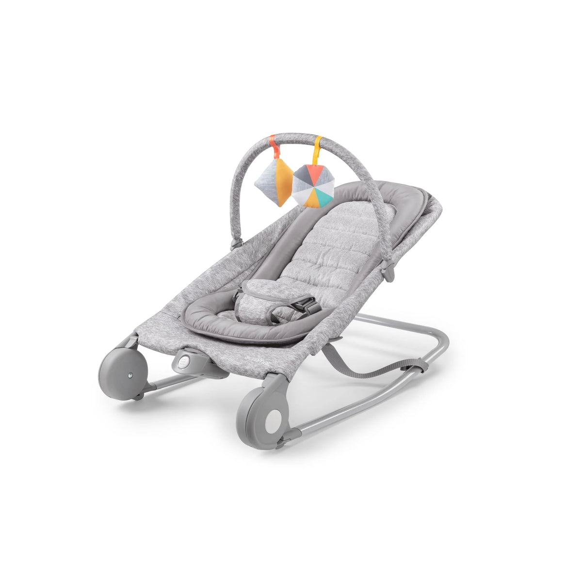 2-in-1 Baby Bouncer & Rocker, Light Gray Tweed K819