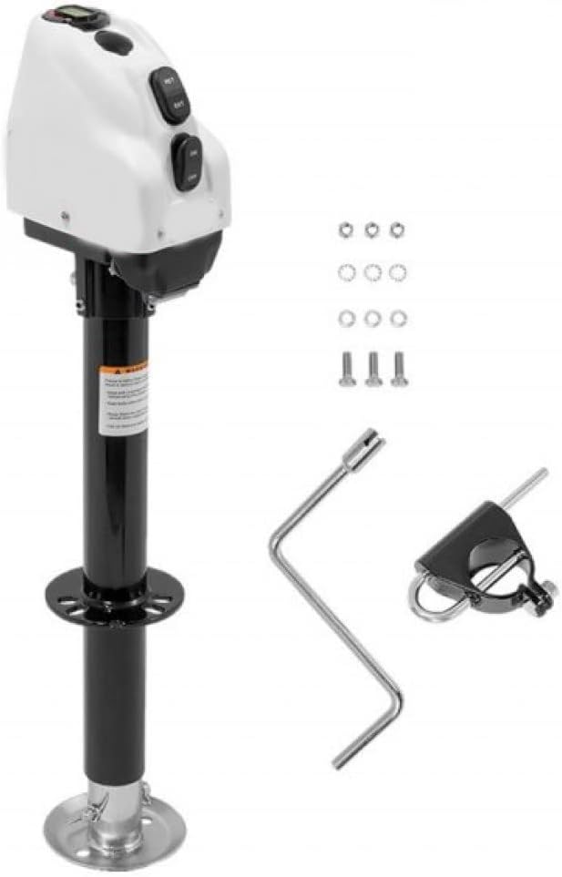 Powered Trailer Jack, A-Frame, 17in. Travel, 4000lbs. V72991