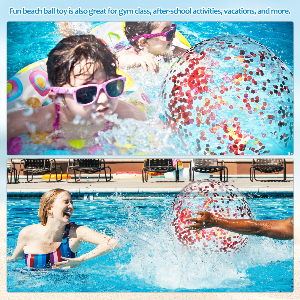 Inflatable Beach Ball with Air Pump A301