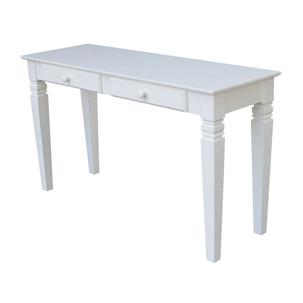 Black Console Table with 2 Drawers P455257