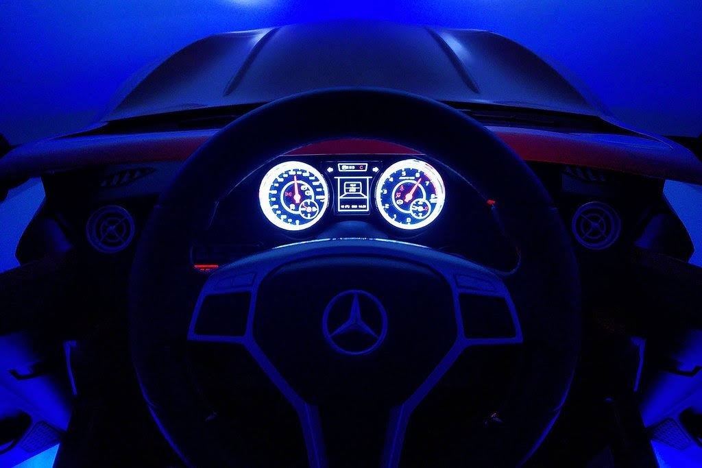 Licensed Mercedes CLA45 AMG Electric Kids Ride-On Car with Rubber Tires T35444