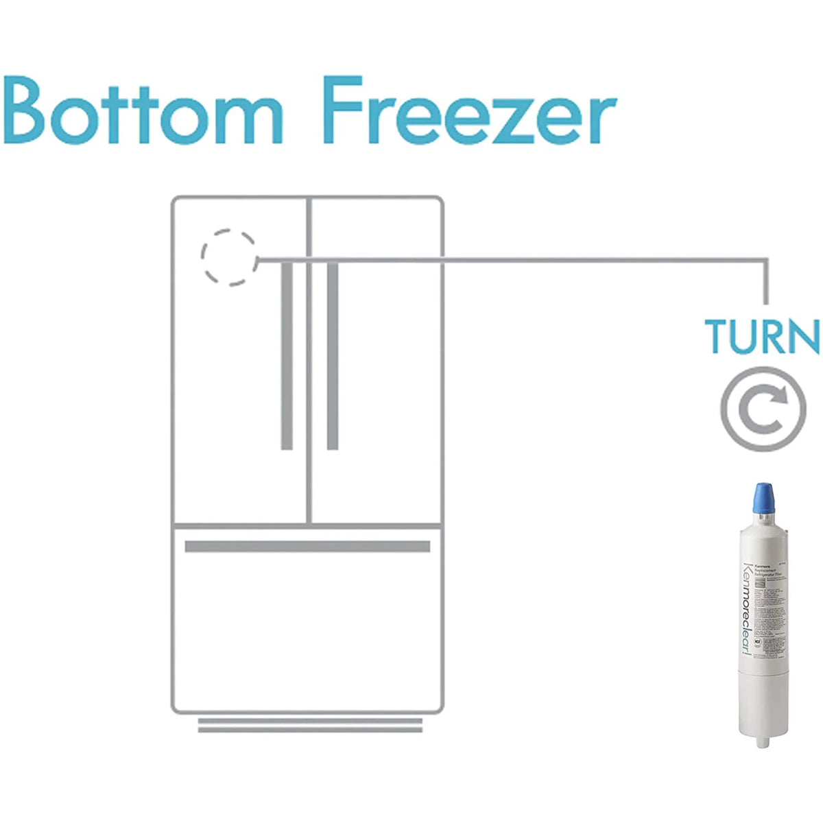 4 Pack Refrigerator Filter I896