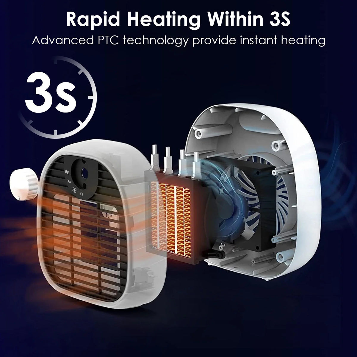 1000W Ceramic Space Heater C58077